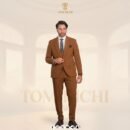 Men's Brown Three-Piece Formal Suit | Modern Elegance