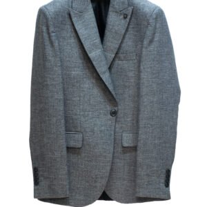 Dark grey blazer – versatile and easy to style.
