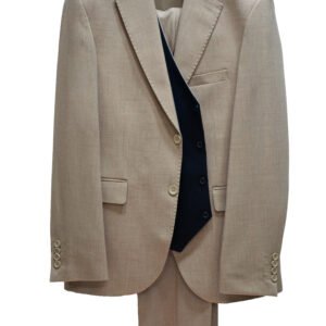 Light beige (cream) three-piece suit
