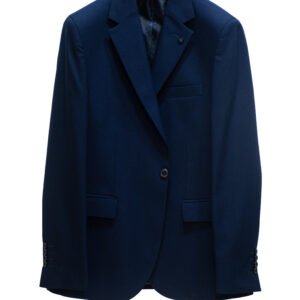 Royal blue blazer – sharp and modern.
