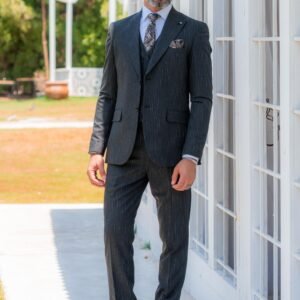Men’s Navy black Formal Suit | Sleek and Timeless Style